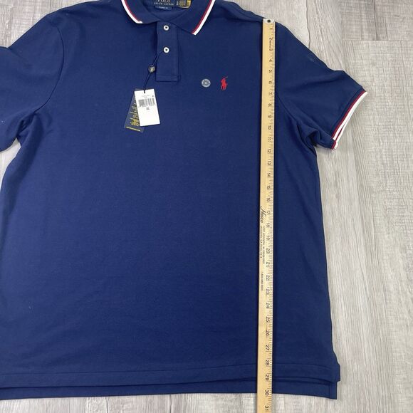 NEW Polo Ralph Lauren Shirt Men's XL Classic Fit Royal Blue Pony Preppy Polo T - Picture 7 of 11